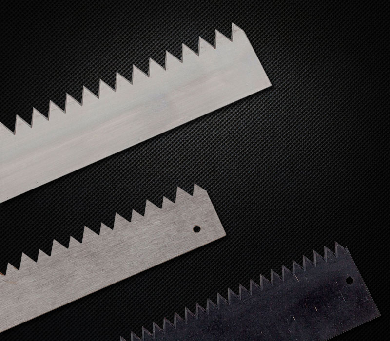 Toothed Cut-Off Knives